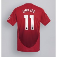 Manchester United Joshua Zirkzee #11 Fußballbekleidung Heimtrikot 2024-25 Kurzarm